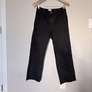 Oak + Fort stretch denim in black
